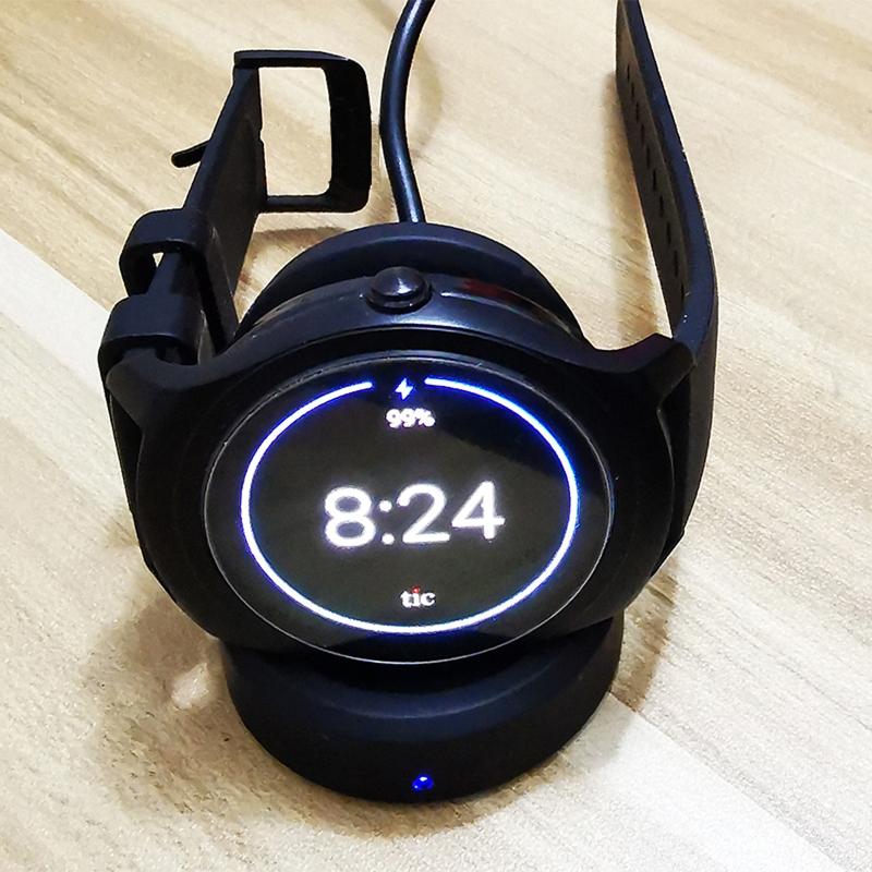 Smartwatch Wireless Charger Charging Base With Charging Cable Compatible For Moto 360 2 1 Ticwatch 2