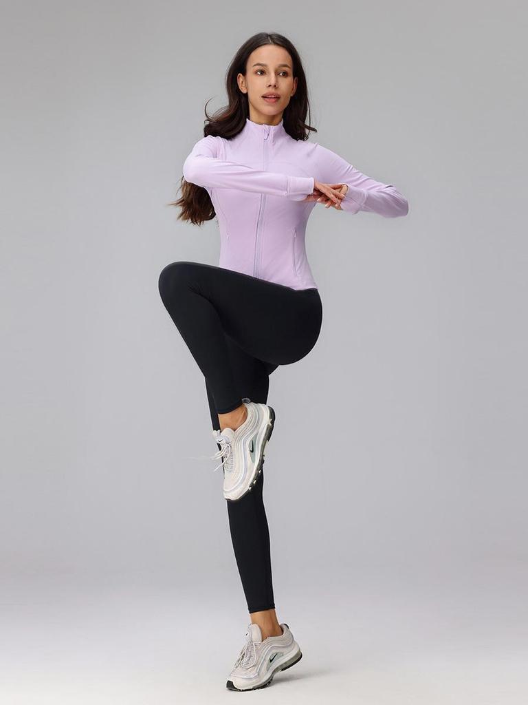 Women's Long-Sleeve Outdoor Running Jacket - Fitness & Yoga Wear