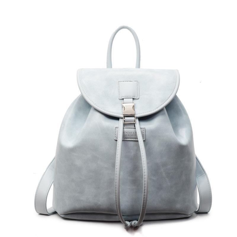 Korea Fashion Academy's style is simple and light-colored, portable small backpack for students, versatile, lightweight, and high-end backpack f
