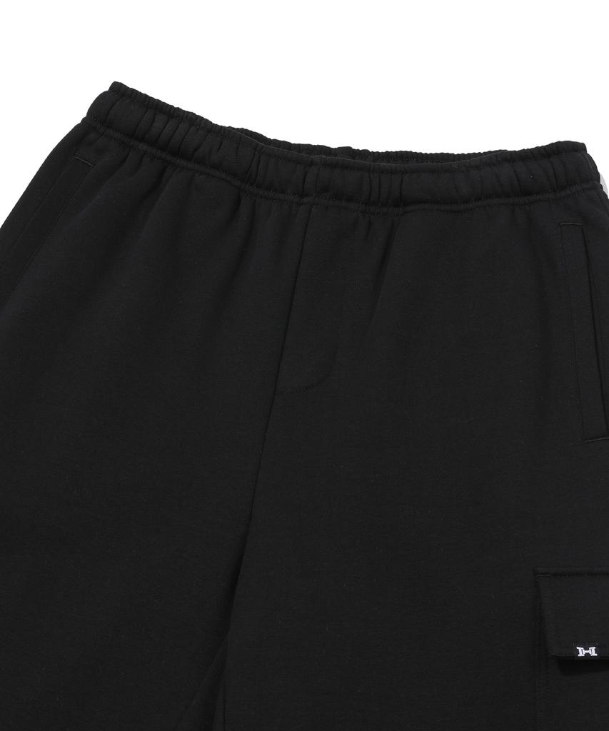 Hadeo Tech Fleece Cargo Jogger Pants (Black)