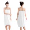 Adult Wrap Towel, Absorbent, Quick-Drying, Soft To the Touch, Unisex, Bath, Gym, Spa, Swimming Towel, Approx. 80 X 135 Cm (White)