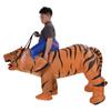 Costume de Tigre Gonflable Drôle Costume d'Animal Gonflable Corps Entier Taille L pour Hauteur de Corps 150-190cm
