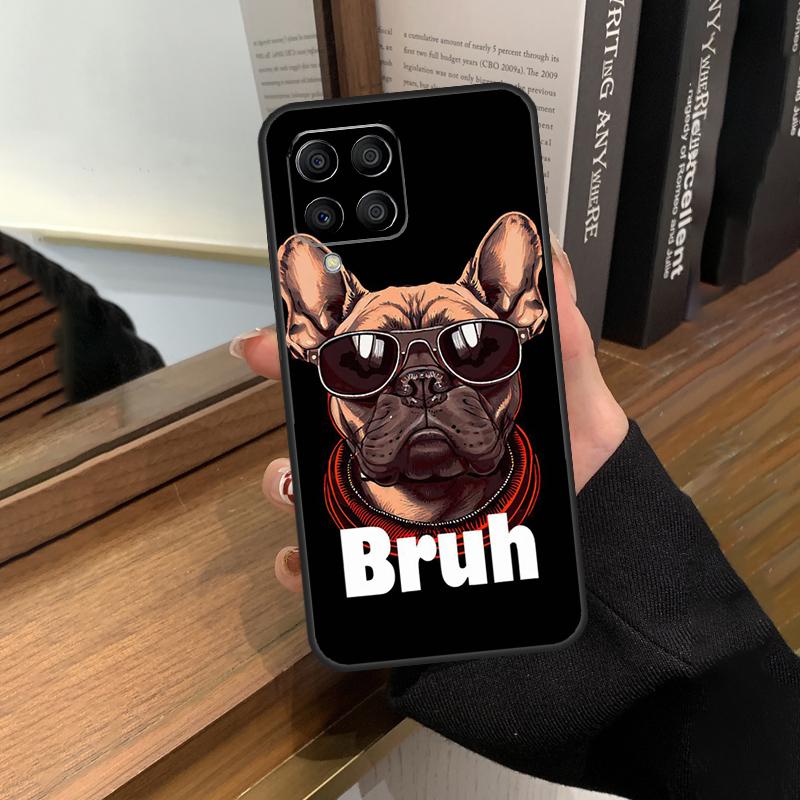 

Чехол Мопс Английский Бульдог Для Samsung Galaxy M32 M52 M12 M22 M13 M23 M33 M53 M14 M34 M54 M31 M51 M20 M31s M30s Samsung M34 5G