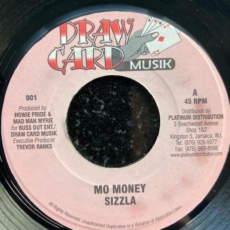 

7inch Record SIZZLA - Mo Money NONE Draw Card Musik Jamaica Reggae, Ska & Dub Used