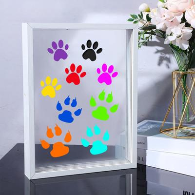 Familien Handabdruck Fotorahmen Set DIY Handgemacht Neugeborenes Baby Eltern Handabdruck Fußabdruck