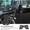2PCS Car Side Vent Cover Hood Intake Bezel Trim Molding Compatible with 2003-2009 Hummer H2,Side Scoop Hood Cover Car Exterior Accessories (Carbon
