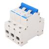 Disconnecting Switch Miniature Circuit Breaker PC Flame Retardant 3 Poles DIN Rail Mount Circuit Bre