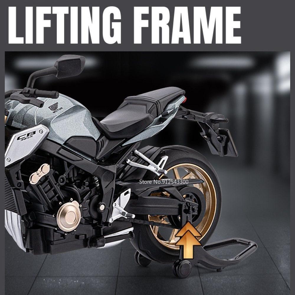 1:12 Honda CB650 Little Monkey Motorcycle Model Toy Car Wheel Steering Shock Absorption Alloy Motor Models Kids Ornament Toys