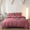 1Pc Simple Solid Color Washed Cotton Quilt Cover Skin Friendly Breathable Bedding for Seasons King Queen Size Comforter Cover