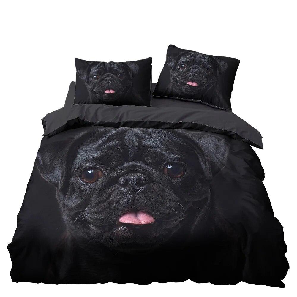 Dream NS Cute Pet Dog Roupa De Cama Bedding Set Home Textiles Set King Queen Pet Cat Duvet Cover Couette Bedclothes 2/3pcs