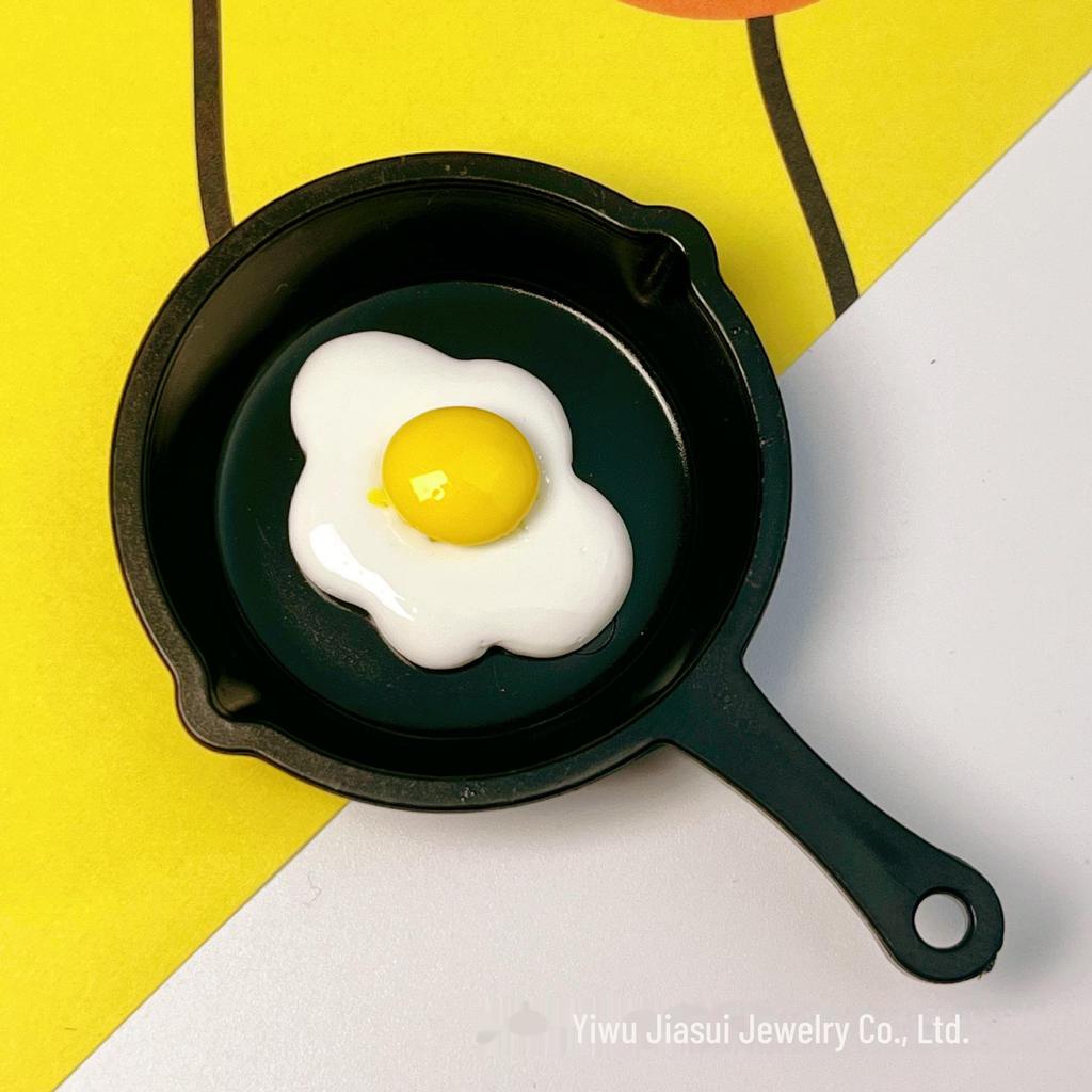 Mini Supermarket Omelette Pan DIY Food Play Dollhouse Accessories