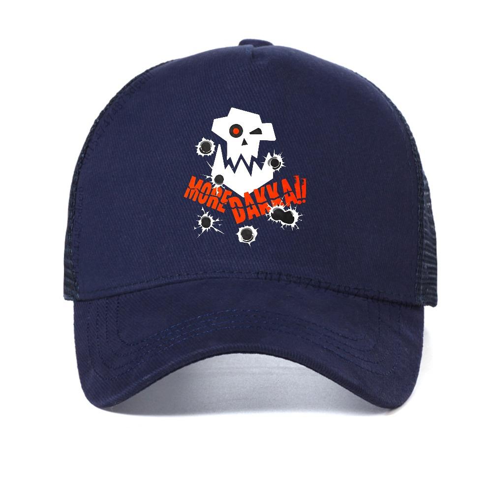 More Dakka Ork Miniature Tabletop Wargaming Cap Summer Men Women Mesh Baseball Cap Fashion Casual Breathable Sun Snapback Hats