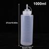 250-1000Ml Condiment Squeeze Bottles Ketchup Mustard Salad Bbq Sauces Olive Oil Dispenser Kitchen Tools Squeeze Seasoning Bottle