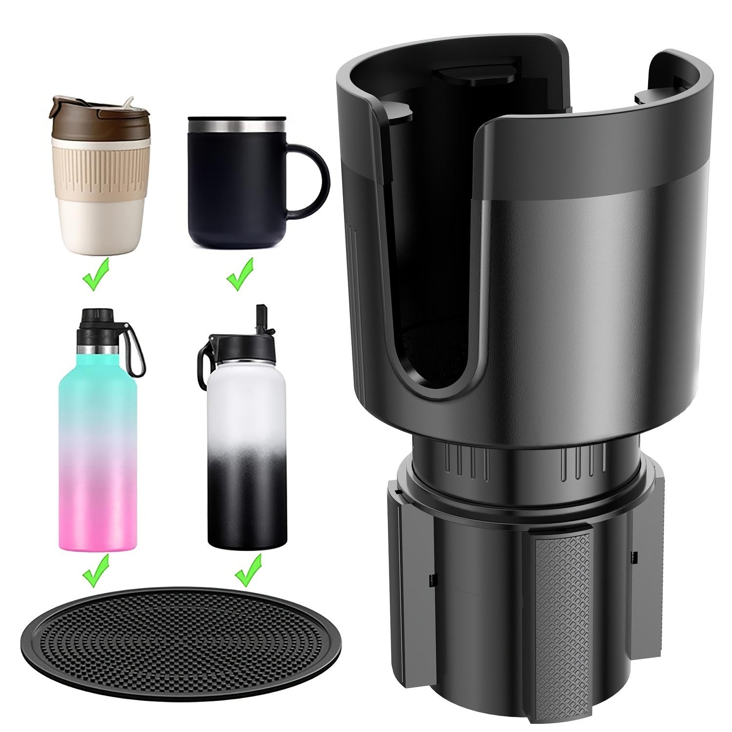 

1PC Water cup limiter, car cup holder, car beverage rack, suitable for large bottles and cups up to 10.41 cm Black -1PCS