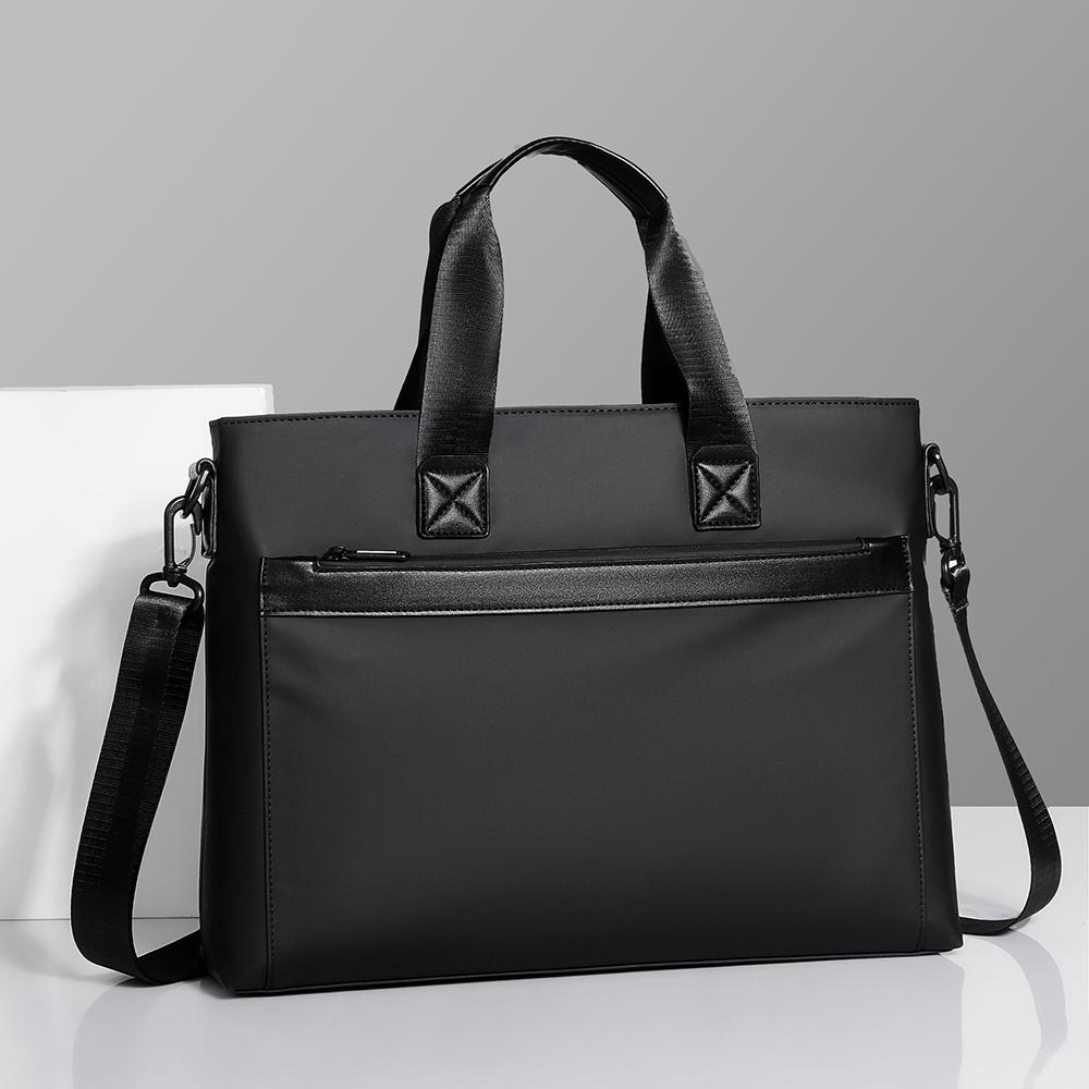 Men's Business Briefcase Large Capacity Shoulder Bag Crossbody Bag