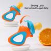 5pcs Baby Mate Silicone Fruit Feeder Set with Easy To Grasp Handle Ring & 4 Interchangeable Mesh Pouches Bags - Infant Food Nutrition Feeder Pacifier