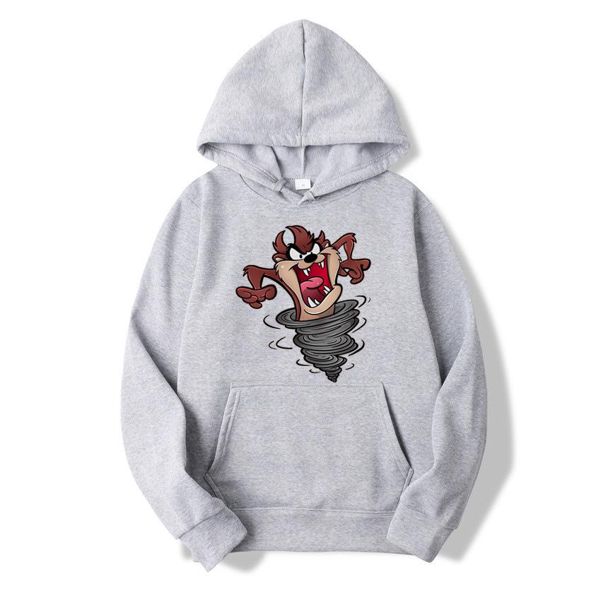 Taz-Mania Hoodie Men Women Sweatshirt Print Unisex Streetwear Hip Hop Style New Autumn Winter Fashion Hip Hop Tops Clothes Male