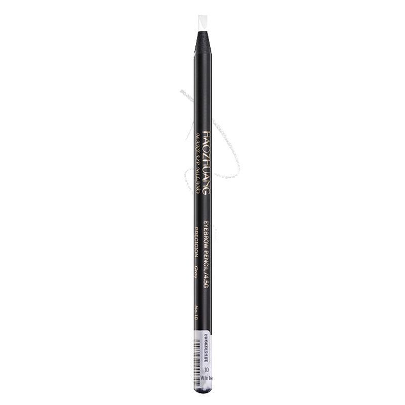 Waterproof White Eyebrow Pencil with Embroidery Positioning, Frame Setting, Non-Fading, and Smudge-Free White Eyeliner.