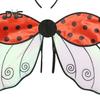 Ladybug Cosplay Wing Universal Ladybird Dress-Up Wing Fairy Wing Costume Accessories for Stage Performance Halloween Parties Photo Props