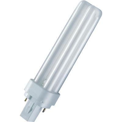 Pære - OSRAM - DULUX D PLUS - Kald hvit - 18W - 10000t