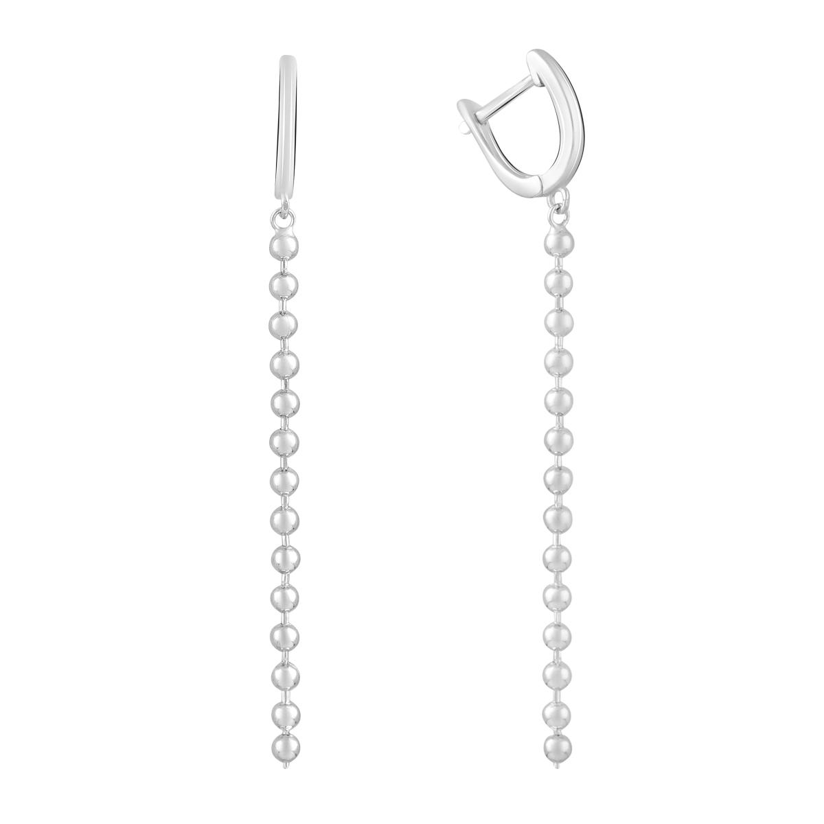 

Срібні сережки-підвіски (2130369)