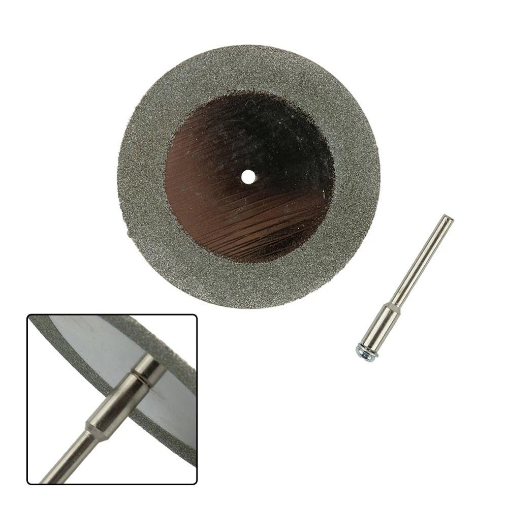 2Pcs/Set Durable Dry/Wet Grinding Disc Metal 40/50/60mm Diamond Grinding Wheel Small Abrasive Discs Rotary Tool Accessories