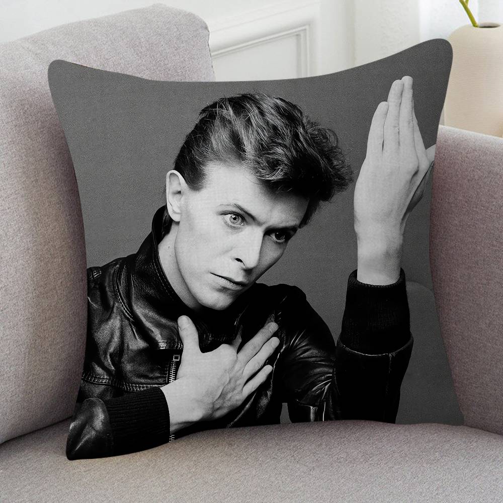 Sänger David Bowie Niedliche Cartoon L Spiel Kissenbezug Kissenhülle Polster Sofa Wurfkissen Heimdekoration Kissenbezug