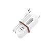 Bloc multiprise - BLC H - Chargeur USB - 2 ports USB-A - Prise Euro - 1,9 m de câble