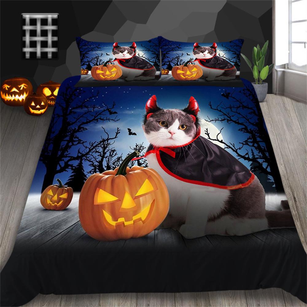 Duvet Cover Set Halloween Home Bedclothes Luxurious Bedding Sets King Size Bedding with Pillowcase Children Bedding Set