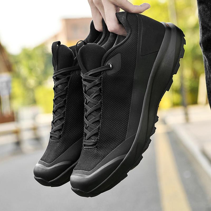 Fashion New Summer Male Sneakers Fashion Breathable Mesh Flats Outdoor Travel Men's Trainers Round Toe Net Cloth Men Treking Footwear