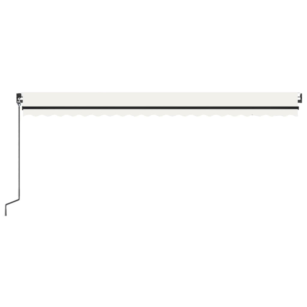 Manual Retractable Awning 500x350 Cm Cream