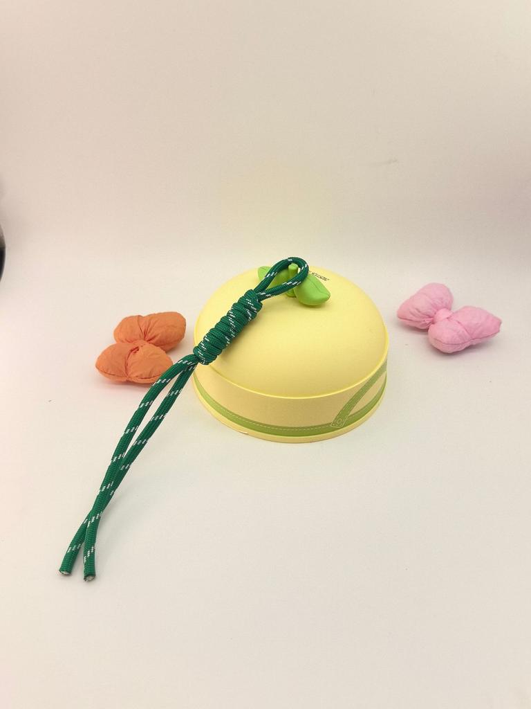 Spot Color Hand-Woven Rope Lanyard Pendant Trendy Color Nylon Rope Bag Keychain Pendant High Sense