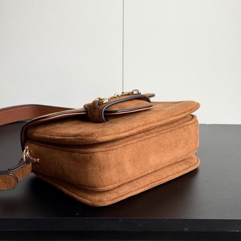 G Home 2026 New Style 1955 Messenger Bag Small Horse Collar Buckle Single Shoulder Leather Portable Diagonal Span Women's