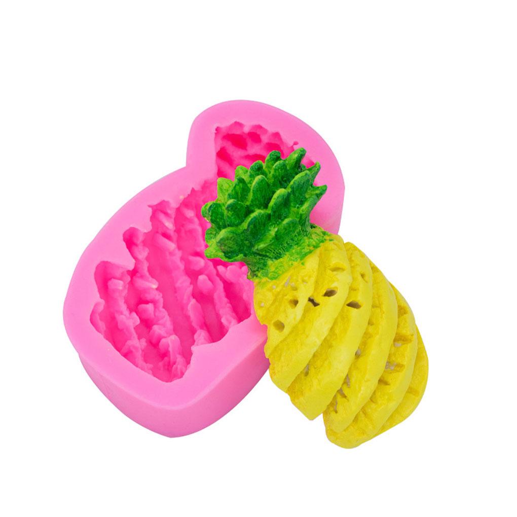 Pineapple Shape Fondant Dessert Mold Silicone Decorating Mould Chocolate Bakeware Molds Baking for Homemade Kitchen