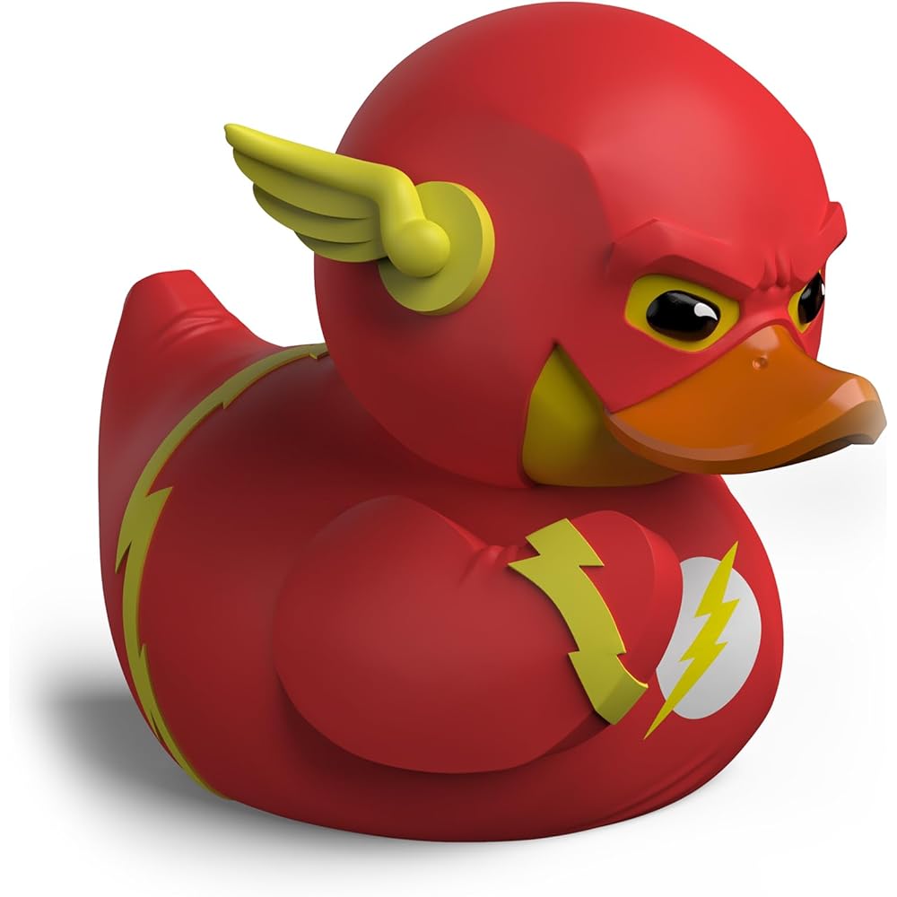 TUBBZ DC Comics Flash Cosplay Rubber Duck Vinyl Figure Collectible Toy
