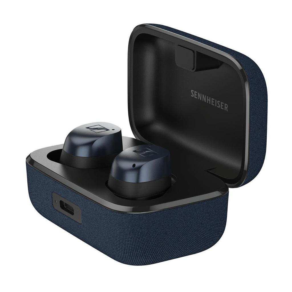 Sennheiser MOMENTUM True Wireless 4 Personalisierte Drahtlose Ohrhörer mit Denim Hybrid Adaptive Noise Ambient Sound und Bluetooth Finish,