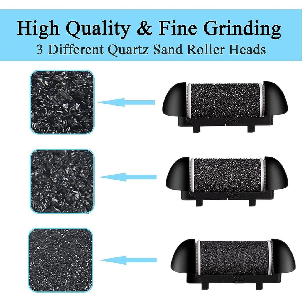 Κάλλος αφαίρεσης ποδιών, 13-σε-1 επαγγελματικά εργαλεία πεντικιούρ κιτ περιποίησης ποδιών, ηλεκτρικός καθαριστής ποδιών λίμα ποδιών Pedi εργαλείο πεντικιούρ