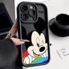 Kreslený obal na telefon Mickey a Minnie Mouse pro iPhone 17E 11 12 13 14 15 16 17 Pro Max Fundas 17 Air Plus 16e 13 Mini Silikonový kryt