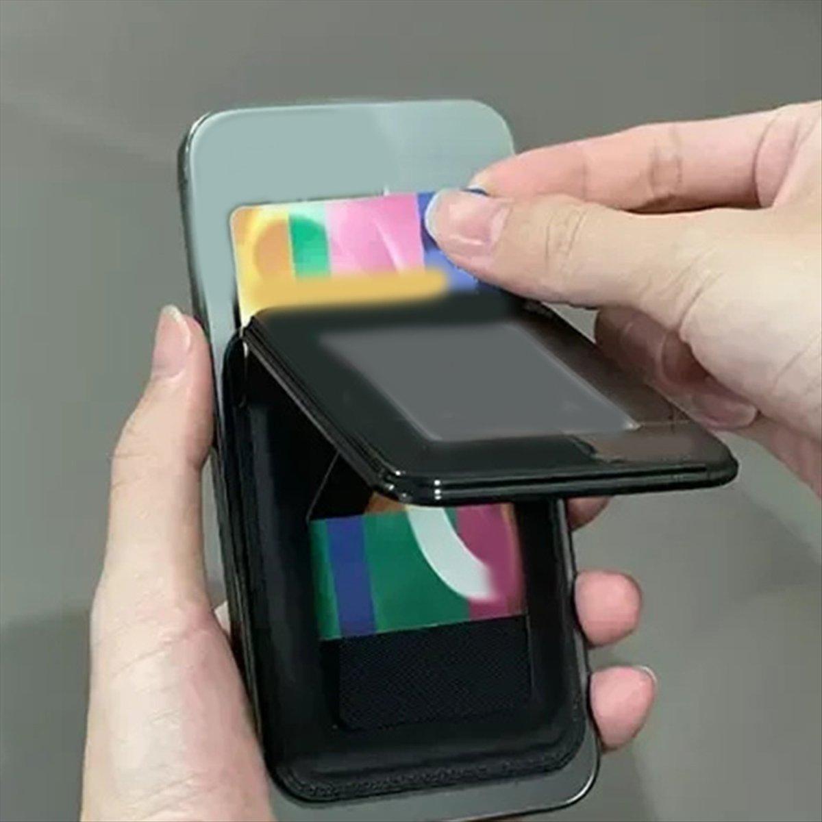 

Screen Capture Phone Holder Wallet NFC DIY Picture Ink Holder DIY Electronic Ink Wallet Suitable for IOS 11-15pro Max A China Mainland