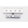 Premium-Silent Caster 8 Rounds For Glass Hanging Wheels For Glass Sliding Door Rollers For Bedroom Meeting Room Wardrobe Doors
