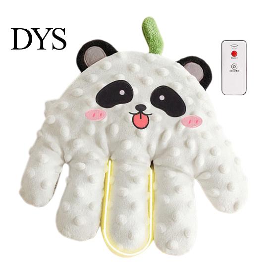 Baby Patting Glove Comforting Palm with Automatic Vibration & Remote Control Mesh Back Mitten Cute Panda Design Device for Babies And Infants