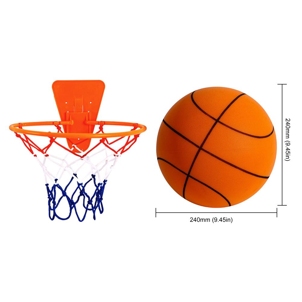 18/21/24CM Indoor Silent Basketball Bouncing Mute Ball Silent Soft Foam Basketball Child 3/5/7 Sport Toy Game Bounce Basket Ball