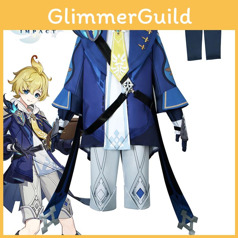 Mica Cosplay Costume For Genshin Impact Fans Mondstadt Surveyor Ice Boy Outfit