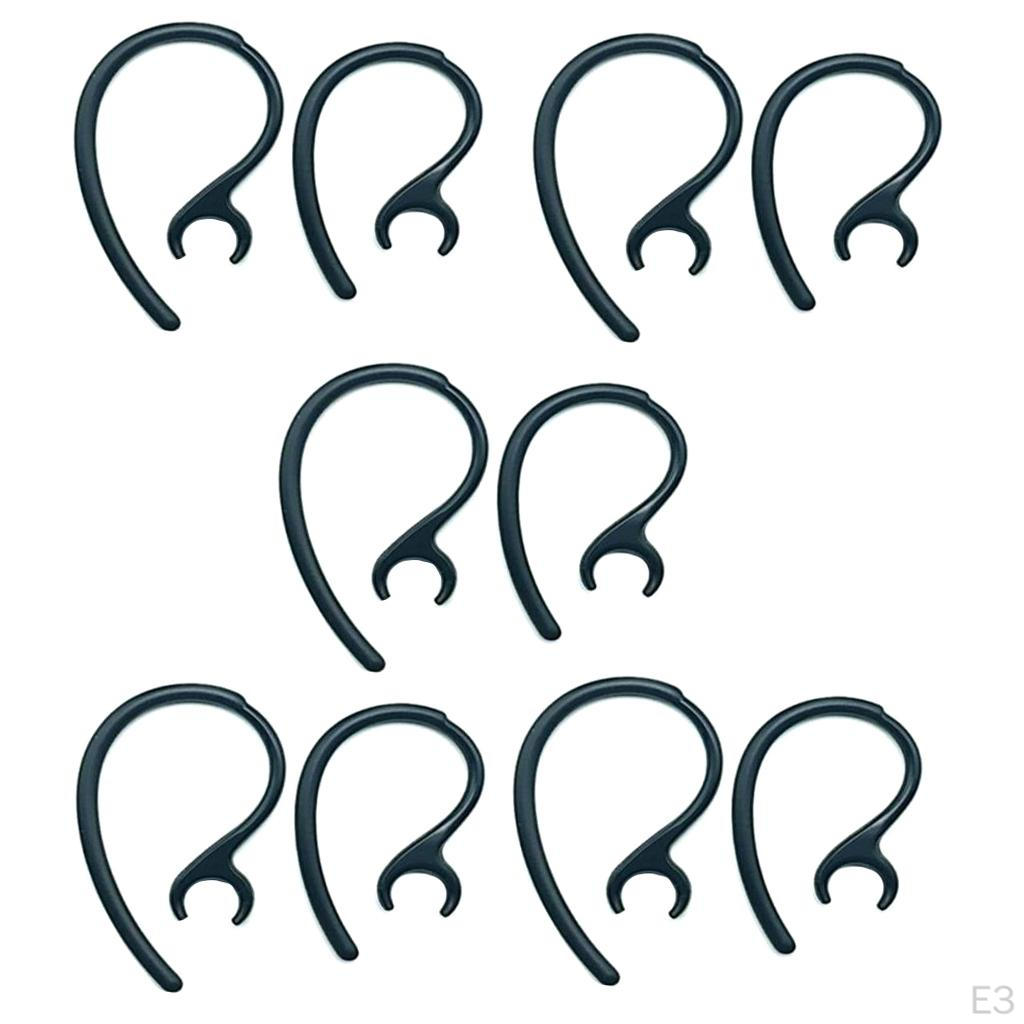 Earphone Soft Silicone 10 Pieces Ear Loop Hook Clip