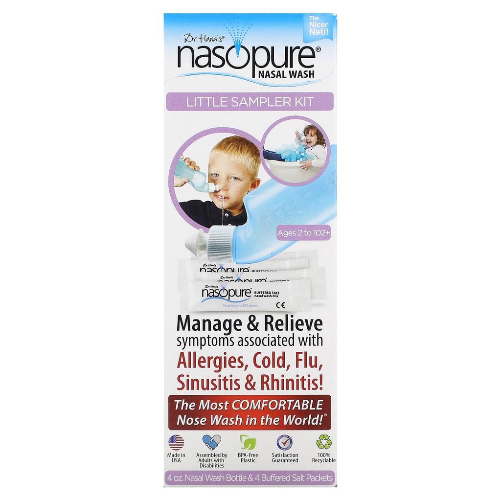 James Hana'S Nasal Wash, Little Sampler Kit, Ages 2-102+, Kit 6