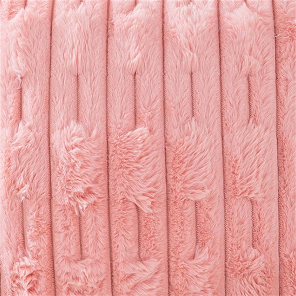 Plush Pillow Cover Double-sided Three-dimensional Pillow Cover Living Room Sofa Decorative Pillow Cover Soft Lumbar Pillow,45*45cm,