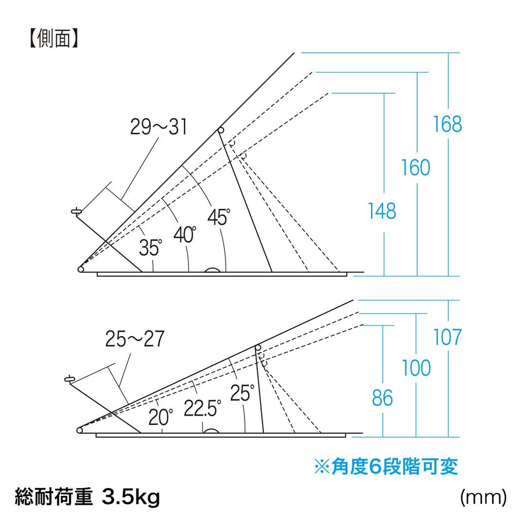 Stojan na notebook Sanwa Supply stříbrný CR-36N