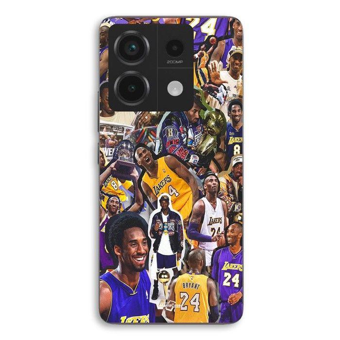 Coque de téléphone - MANIACASE - Xiaomi Redmi Note 13 Pro 5G - Silicone TPU - Noir - Kobe Bryant