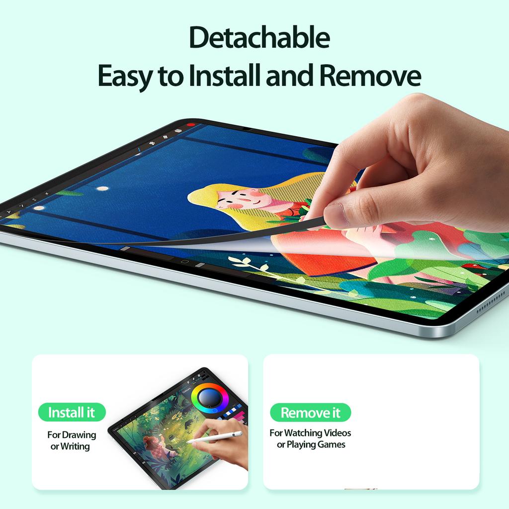 DUX DUCIS Naad Series for iPad Air 13 (2025)/(2024) Paper-Like Screen Protector Detachable Matte PET Tablet Film