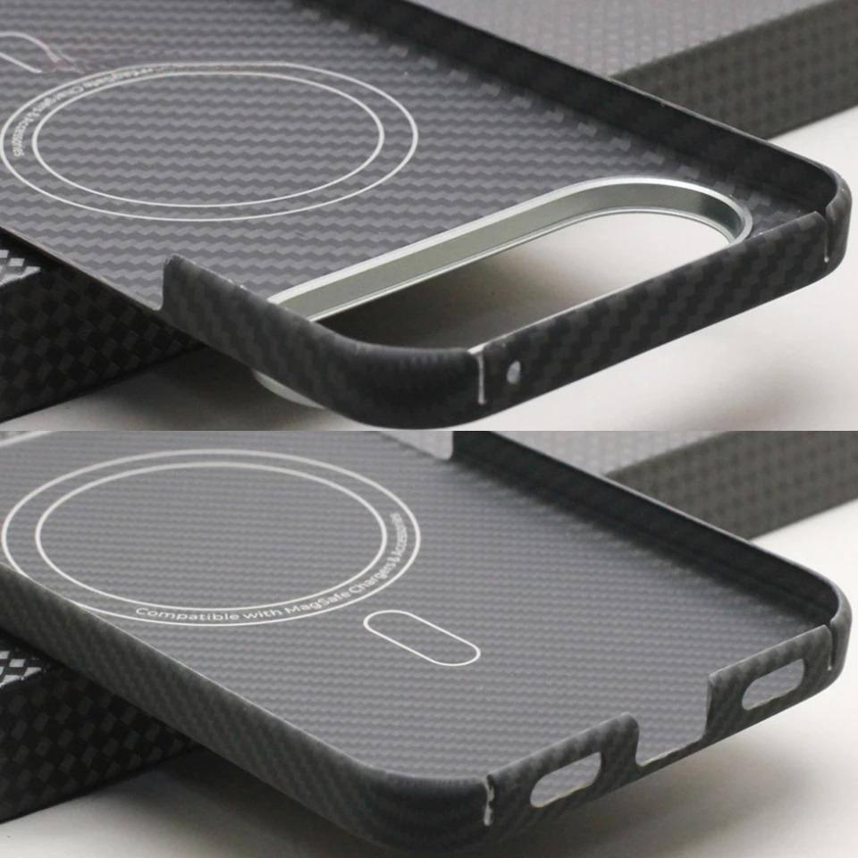 Originální ochranný kryt z Kevlaru a uhlíkových vláken Pro Google Pixel 10/9 10/9Pro Pro XL Ultratenký kryt z aramidových vláken s magnetickým nabíjením